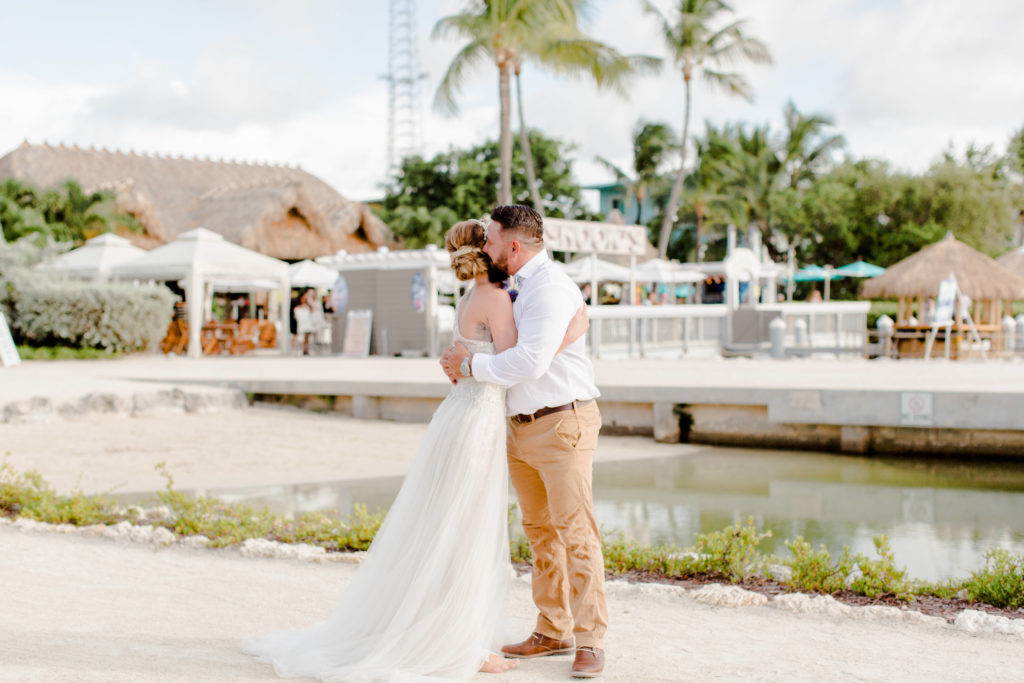 Bayside Inn Key Largo, Bayside Inn Wedding, Key Largo Wedding, First look beach wedding