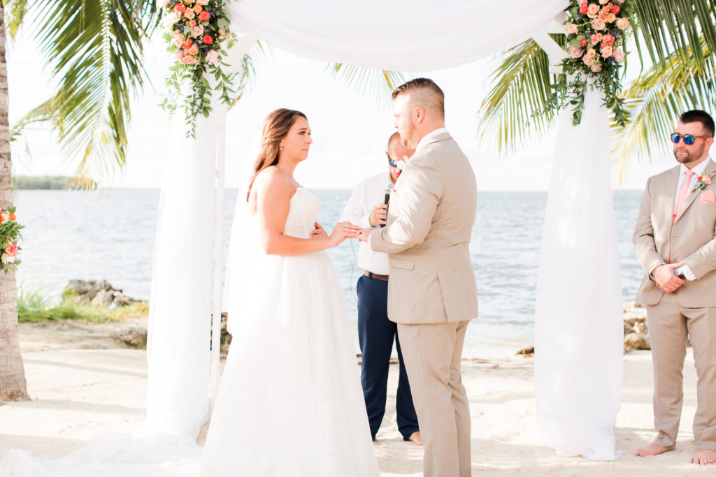 Key Largo Lighthouse Beach Wedding, Key Largo Wedding Photographer, Claudia Rios Photography, Beach Wedding Ceremony Arch